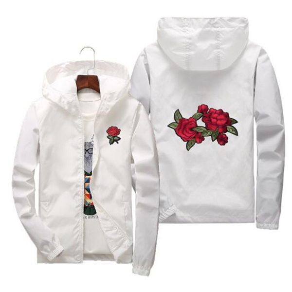 

men women jacket windbreaker, Black;brown