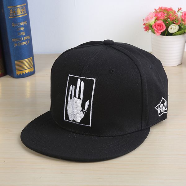 

fashion gesture embroidered baseball cap hip hop dance couple hip-hop hat outdoor sunshade hat hand signal, Blue;gray