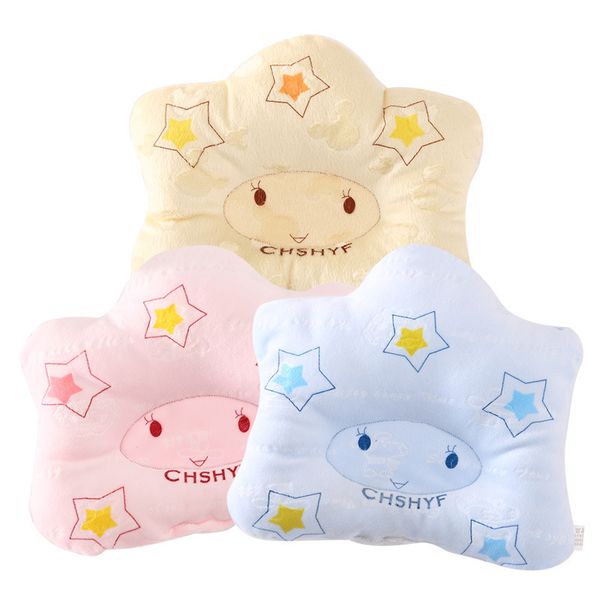 

baby pillow infant cotton cute star shape correct anti-migraine memory foam nursing pillow for newborn infant baby pillows