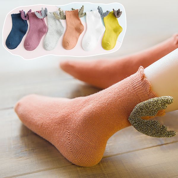 

3 pairs newborn baby girls boy socks wholesale non slip baby socks infant for 0-3years, Pink;yellow