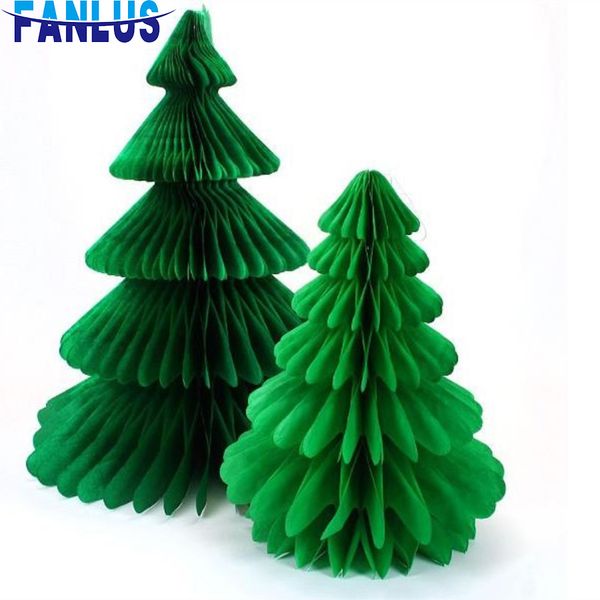 

1pcs/lot 7.5cm/20cm/30cm christmas tree honeycomb party decoration christmas decorations for home tree decorations