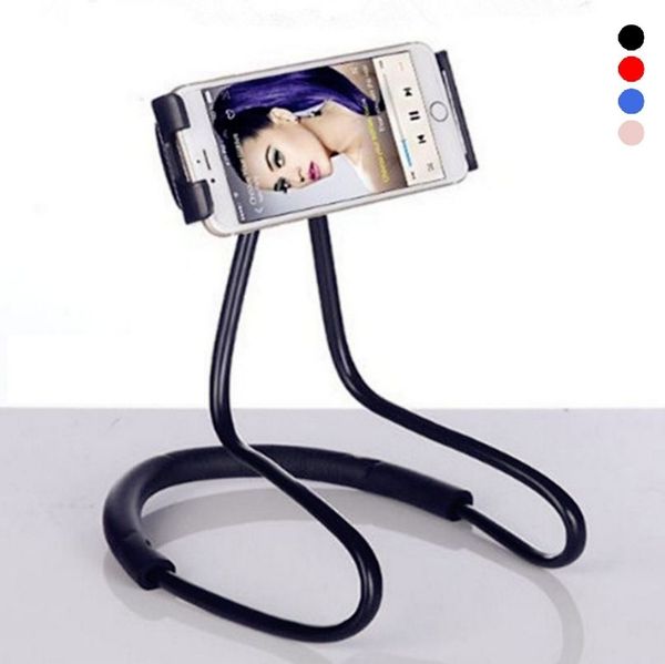 

lazy hanging neck phone stands necklace cellphone support bracket for samsung universal holder for iphone