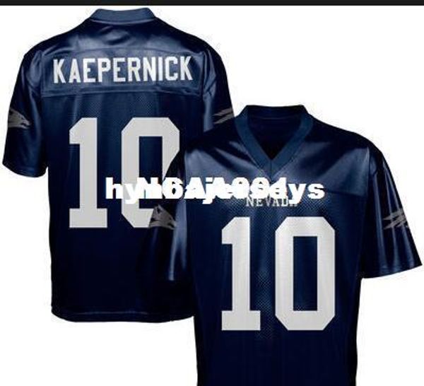 

men #10 colin kaepernick nevada wolf pack alumni college jersey or custom any name or number jersey, Black;red