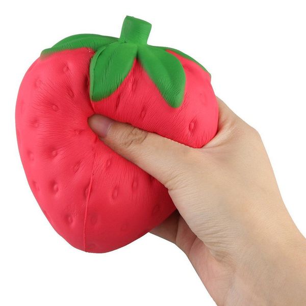 

squishy strawberry slow rising squeeze phone strap charm pendant squishes simulation soft scented kid toy gift collections