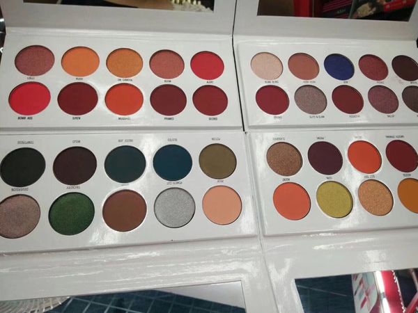 

New makeup eyeshadow 4 styles 10 fashion color eyeshadow palette epacket free shipping