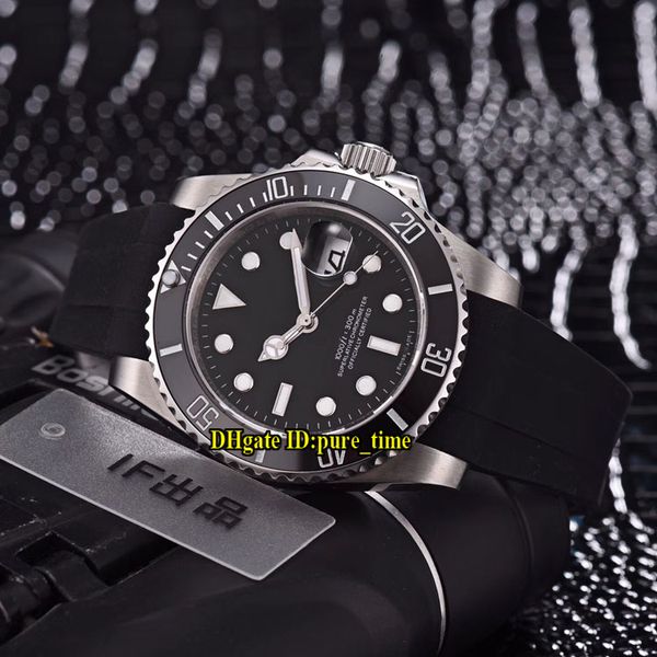 

9 стиль дешевые новые 116610 дата hk 2813 автоматический черный циферблат сапфировое стекло мужские часы керамика безель 316l стальной корпу, Slivery;brown