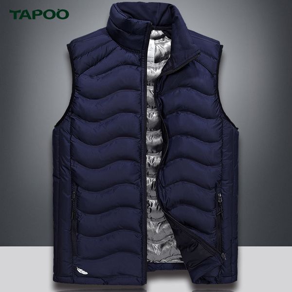 

tapoo outside men's autumn and winter vest men's vest new trendy casual warm jacket, Black;white
