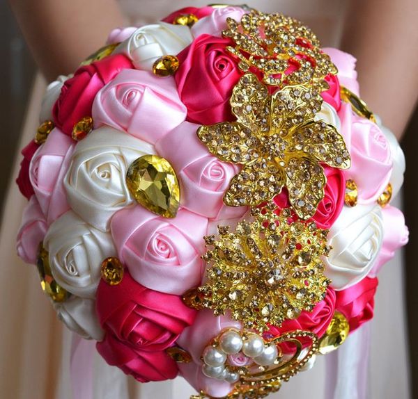 

2018 new eternal angel wedding gifts golden romantic bride bouquet bouquet