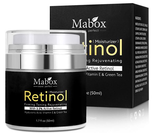 

Оригинальный Бренд Mabox Ретинол 2.5% Увлажняющий Крем Для Лица Витамин Е Коллаген Ре