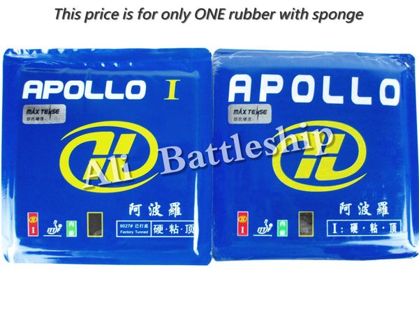 

wholesale- original yinhe / milky way / galaxy apollo (factory tuned) pips-in table tennis / pingpong rubber with sponge