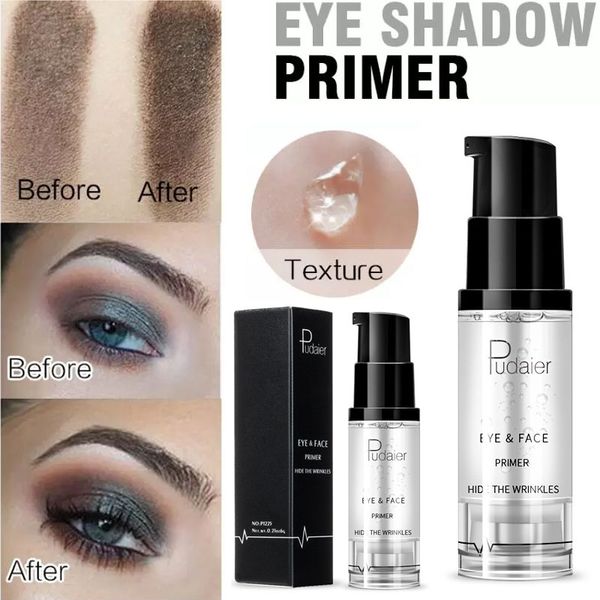 Pudaier Eyeshadow Primer Maquiagem Base Prolong Sombra de Olho Primer Clarear Creme Maquiagem Olho e Rosto esconder a rugas Cosméticos DHL livre