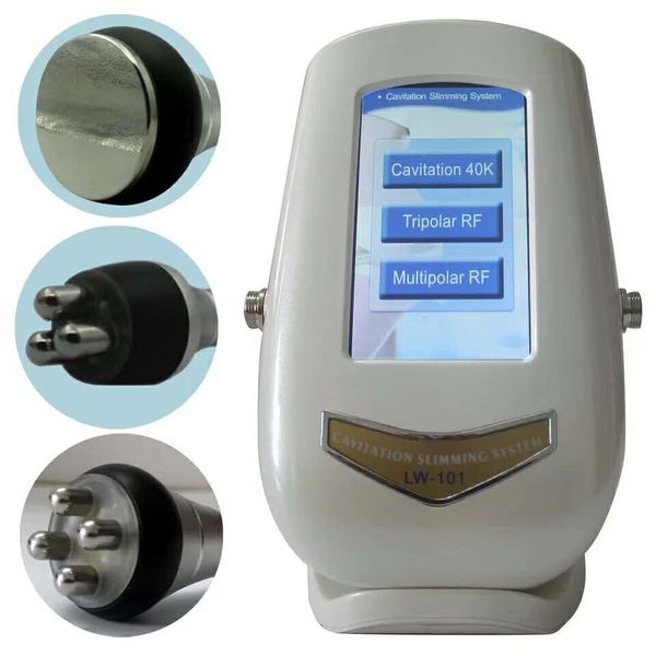 

40k ultra onic lipo uction cavitation rf limming machine multipolar tripolar radio frequency kin tightening face lift beauty equipment