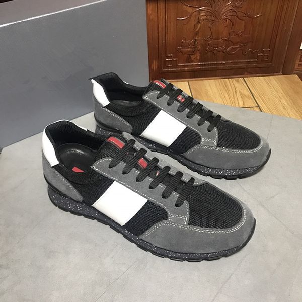 

новая мода роскошные дизайнерские туфли тренер дышащие кроссовки trainer race runners mens женская обувь xg18091417, Black