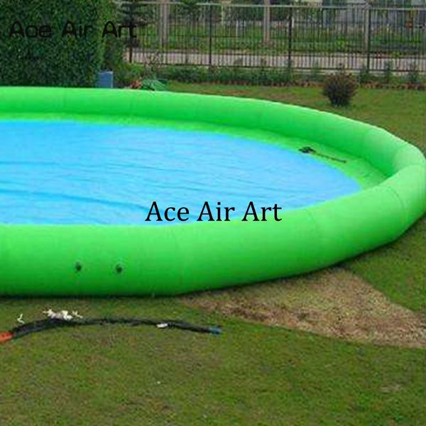 Acheter Piscine Gonflable Verte De Terrain De Jeu Dherbe Géante Avec Le Ventilateur Libre De La Ce Ul Grand équipement De Divertissement à Vendre
