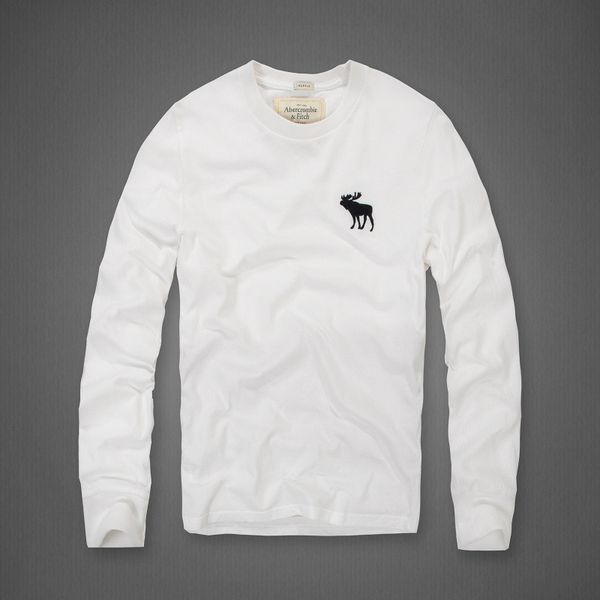 

autumn t shirts for male long sleeve brand designer mens clothing shirts new arrival letter printed tees size s-2xl, White;black