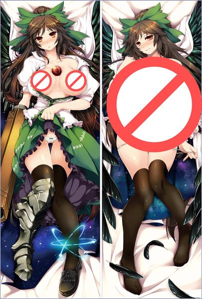 

touhou project anime characters reiuji utsuho throw pillow cover hata no kokoro body pillowcase houraisan kaguya dakimakura