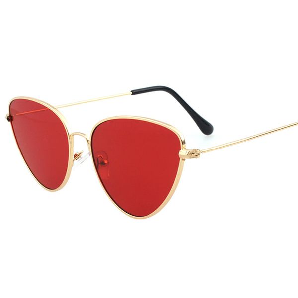 

zk30 retro cat eye sunglasses women tinted color vintage sun glasses eyewear red sunglasses men fashion glasses, White;black