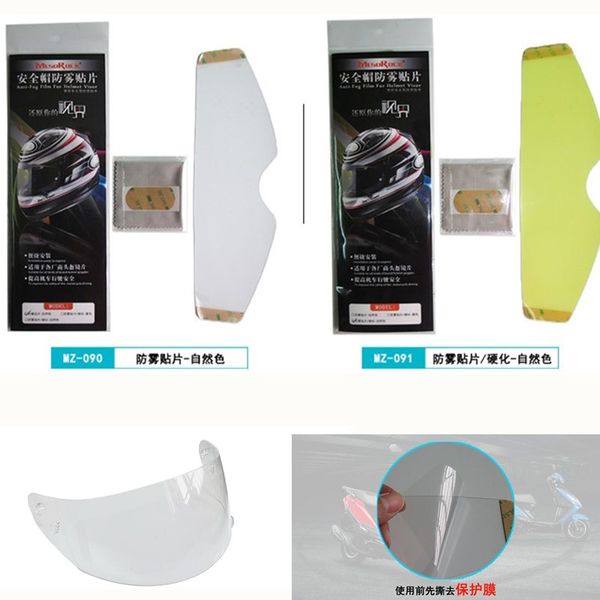 Acheter Casque De Moto Visière Anti Buée Film Anti Buée Patch Pour