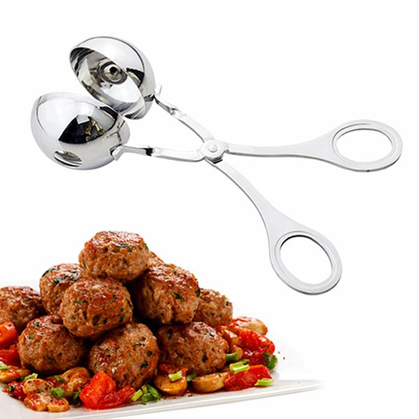 

rice- dumplings making device of high-grade stainless steel clamp mold diy shrimp balls float rice- dumplings tool