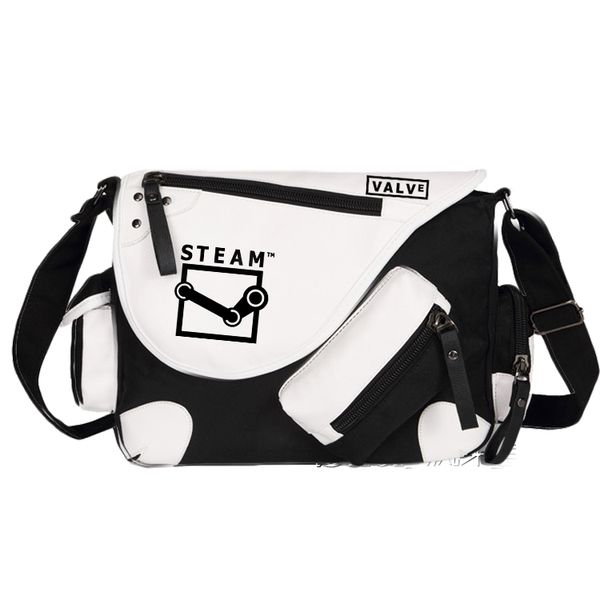 

steam valve dead by daylight canvas casual zipper boys girls shoulder bag crossbody bags schoolbags messenger bag