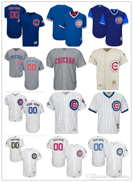 

Cu tom men women youth maje tic cub jer ey per onalized 00 any your name and number home blue grey white ba eball jer ey