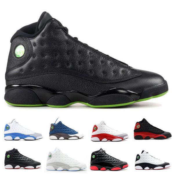 

itale blue altitude 13s mens basketball shoes flint black green sneaker athletic tennis 13 footwear size 41-47