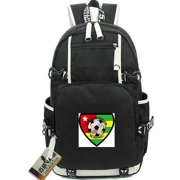 

tog backpack togo state team day pack togolaise football school bag soccer packsack laprucksack sport schoolbag out door daypack