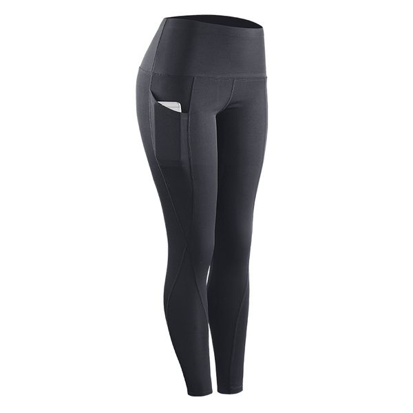 

quick-drying high-rise sports yoga tight trousers breathable elastic compression running pants newest, White;red