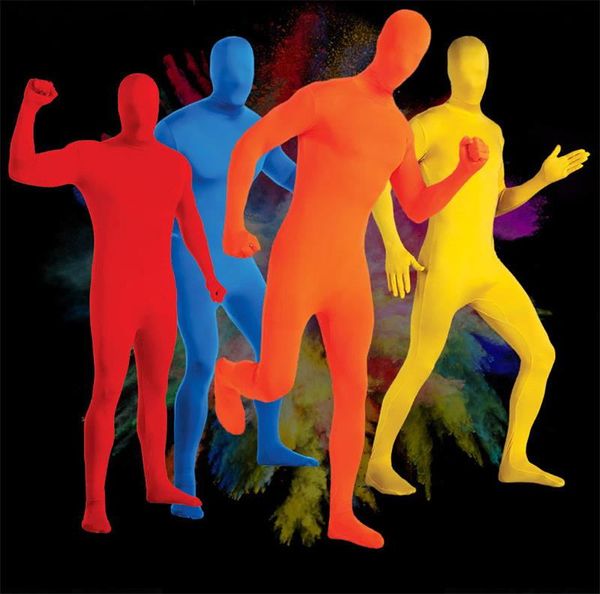 

halloween fancy dress stage black person decoration morph costume skin suit spandex bodysuit halloween decoration