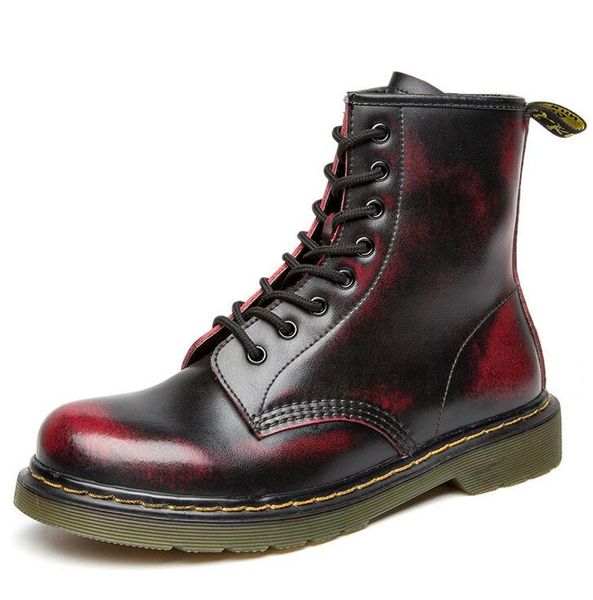 

2018 осень и зима мужские сапоги Новая Англия Мартин сапоги плоские на низком каблу