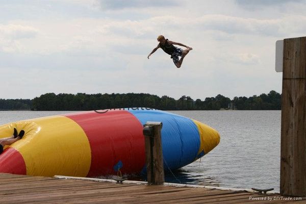 

park games inflatable water jumping pillow inflatable water blob jump air bag inflatable water catapult blob for lake