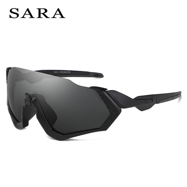 

sara oversize men sunglasses sport large frame black sun glasses windproof eyewear women fashion driving coating mirror shades, White;black