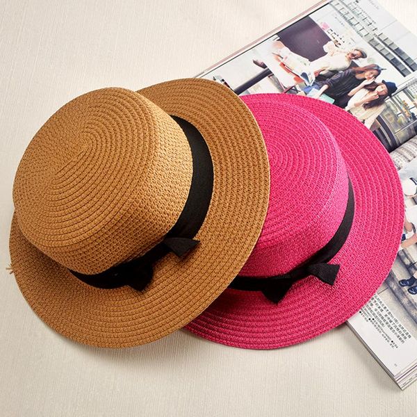 

sun hats foldable womens sunhats bow women's hat summer flat eaves dome cap headwear, Blue;gray