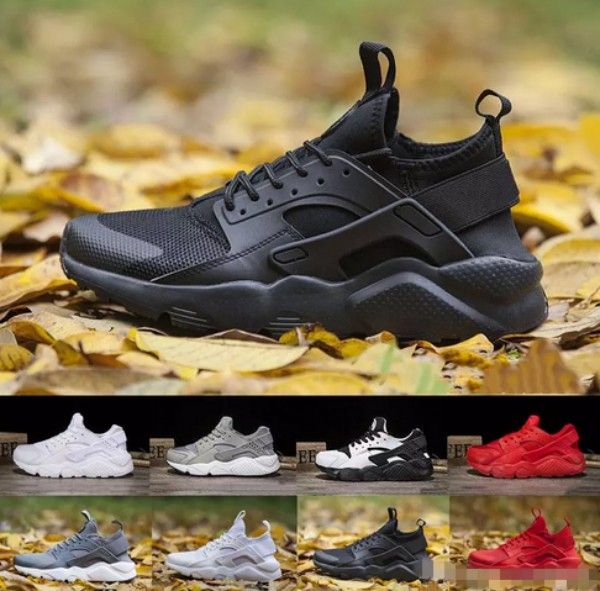 

Новый 2018 Huarache 4.0 Классический Hurache Тройной Белый Черный Красный Золотой Мужчины Hur