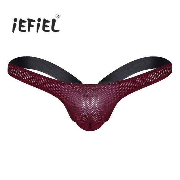 

mens lingerie bedtime see through stretchy open back jockstraps bikini g-string thong gay underwear underpants men panties, Black;brown