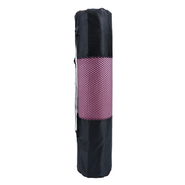 Yoga Mat Storage Mesh Bag Adjustable Strap Drawstring Bags Carrier Gym Tool CA