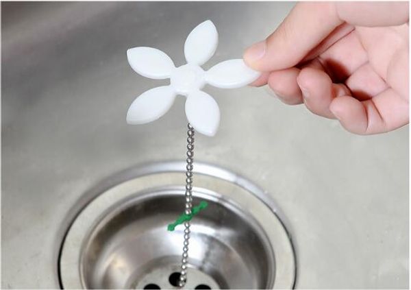 

shower drain hair catcher ser clog sink strainer bathroom cleaning protector filter strap pipe hook lin3826