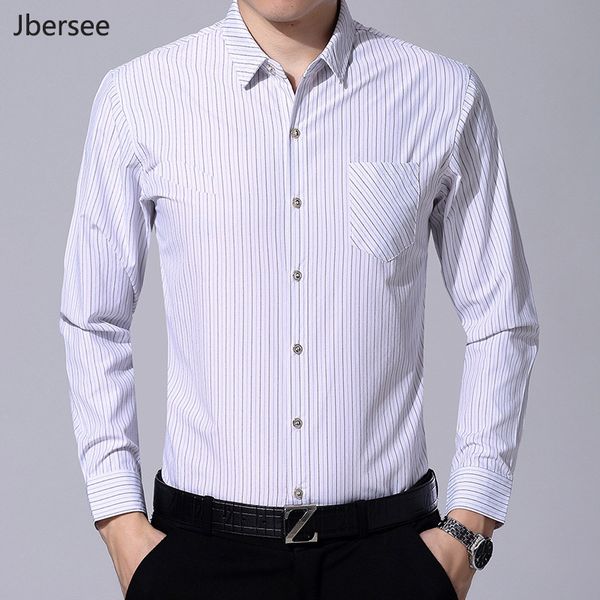 

spring autumn men shirt long sleeve camisa social formal mens dress shirts male fashion slim fit stripe casual shirt men clothes, White;black