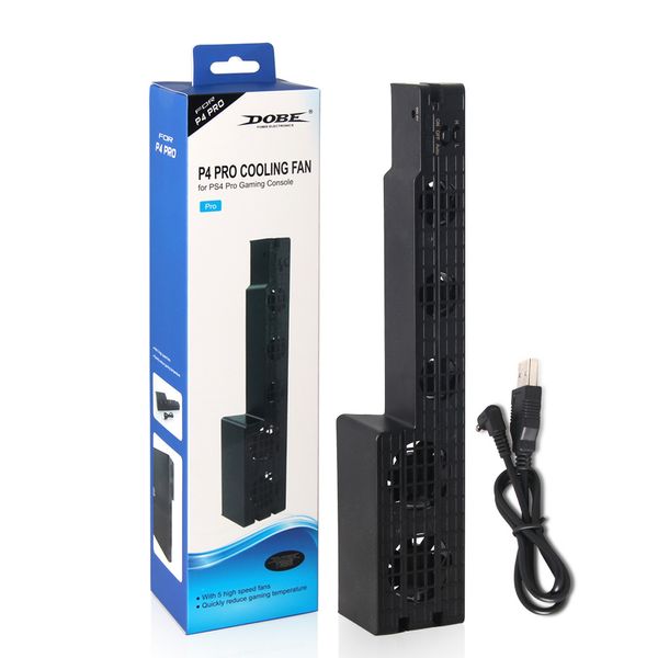 P4 Pro Kühler USB Super Turbo Temperaturregelung Externer Lüfter für PlayStation 4 PS4 Pro Konsole Hohe Qualität SCHNELLER VERSAND