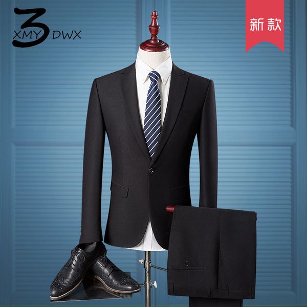 

xmy3dwx (jackets+pants) men fashion upscale boutique business casual professional dress suit/men's european american design suit, White;black