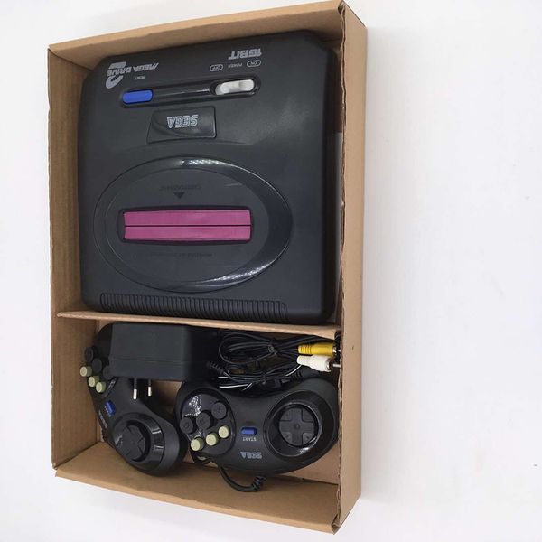 

sega genesis/md compact 2 в 1 двухсистемная игровая консоль/catridge rom поддержка оригинальной игровой карты 2018 новый горячий быстрый кор