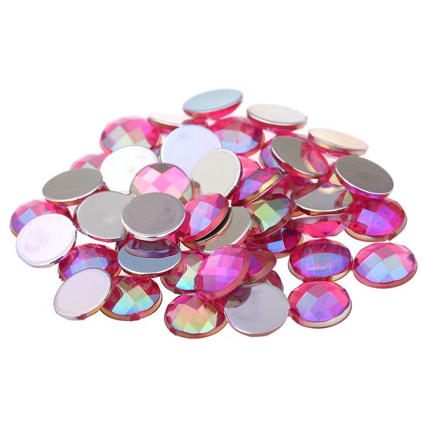 

craft art big gems 10mm ab colors 1000pcs acrylic flatback round earth facets acrylic rhinestone strass high shine beads, Silver;gold