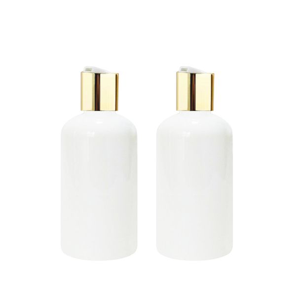 

30 шт./лот 250 мл пустой круглый белый жидкое мыло косметические бутылки контейнеры