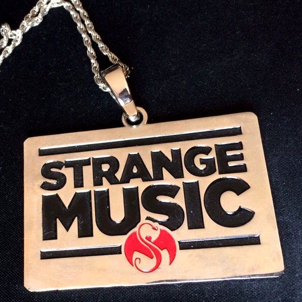

strange music charm pendant tech n9ne steel necklace jewellery juggalo new shipp free, Silver