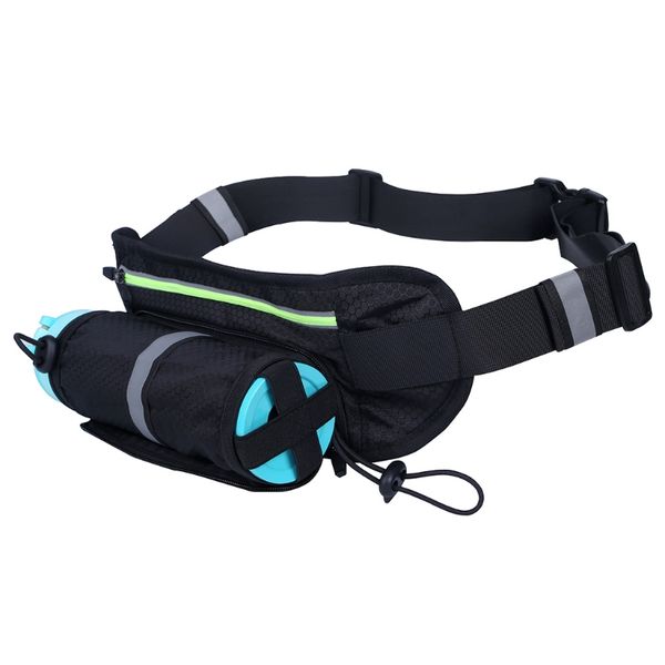 

functional waist pack with water bottle women men outdoor fanny pack