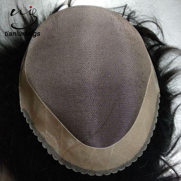 2020 High Quality Human Hair Toupee For Men Natural Looking Hair