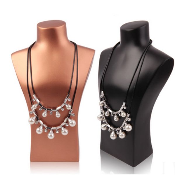 

fashionable style necklace holder jewelry mannequin stand sale, Khaki