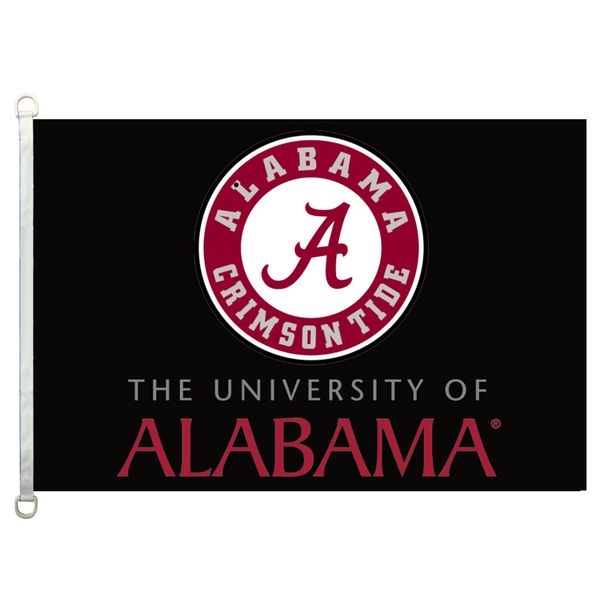 

good flag]alabama crimson tide flags banner 3x5ft-90x150cm 100% polyester country flags, 110gsm warp knitted fabric outdoor flag
