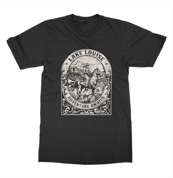 2018 New Men S Lake Louise Alberta T Shirt Cottage Cabin Canada