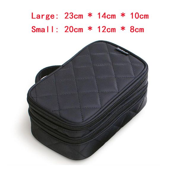 

makeup cosmetic bags new women beauty brush organizer travel up case necessaries storage make professional bag toiletry bag xksed, Red;black